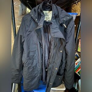 Pre Owned black Burberry jacket Large